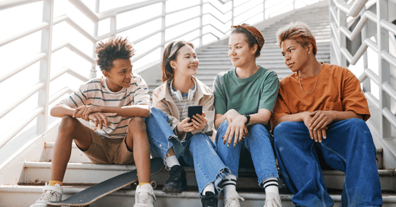 Gen z taking part in video research