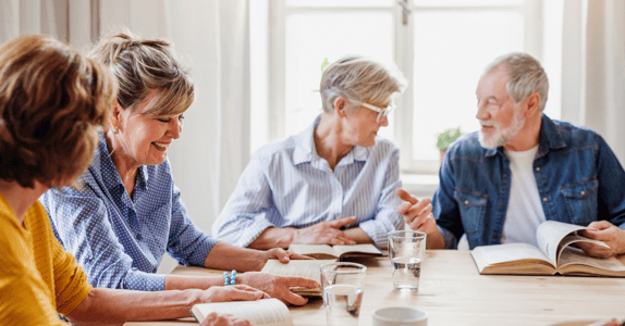 over 60s sharing their thoughts